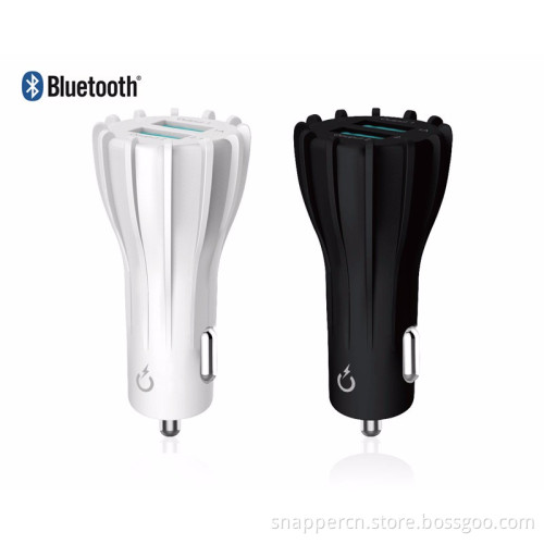 Portable QC3.0 fast car charger for mobile charge